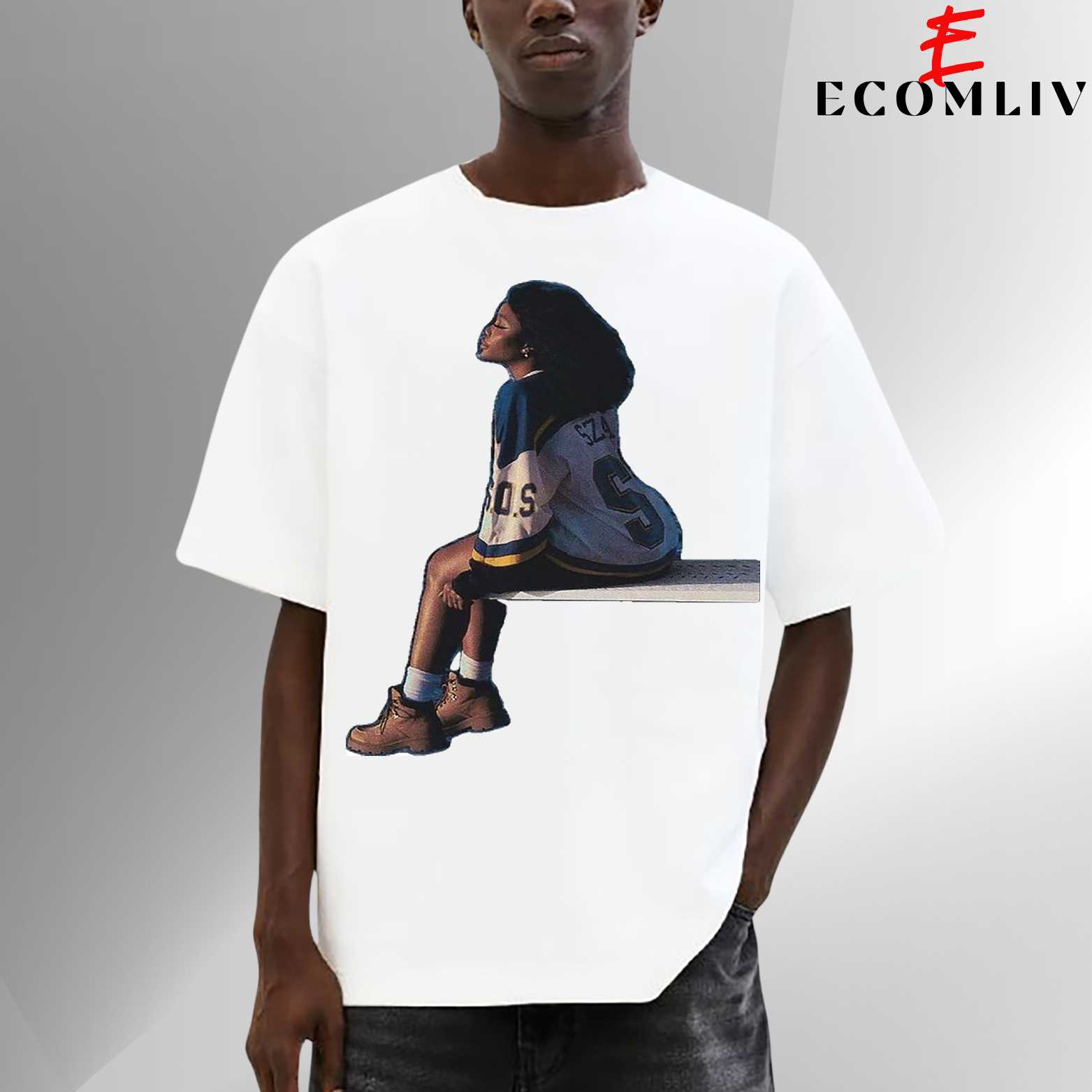 Sza Sos Album T-Shirt, Unisex R&b Fanwear